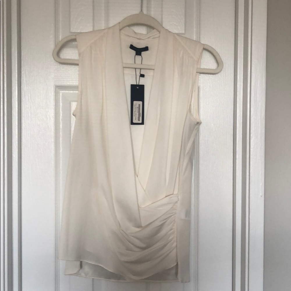 NWT Rachel Zoe Ivory Silk Blouse
